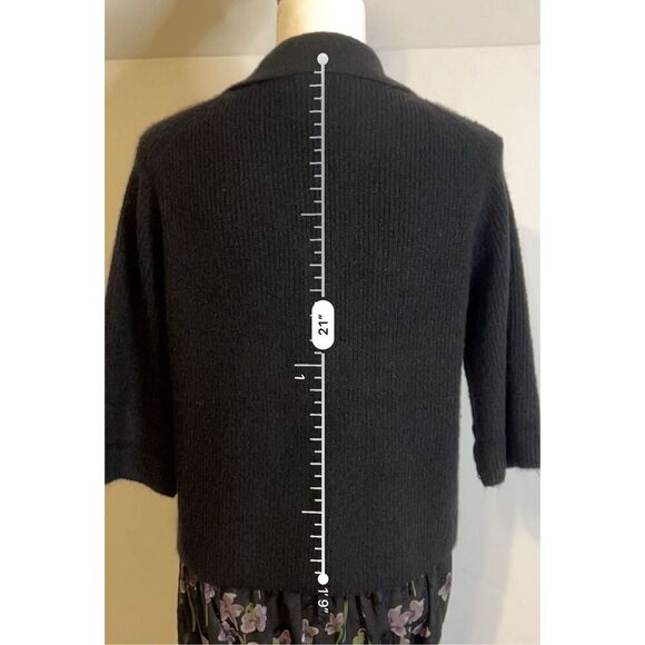 Women’s Black Button Down Cardigan XS - Picture 5 of 7
